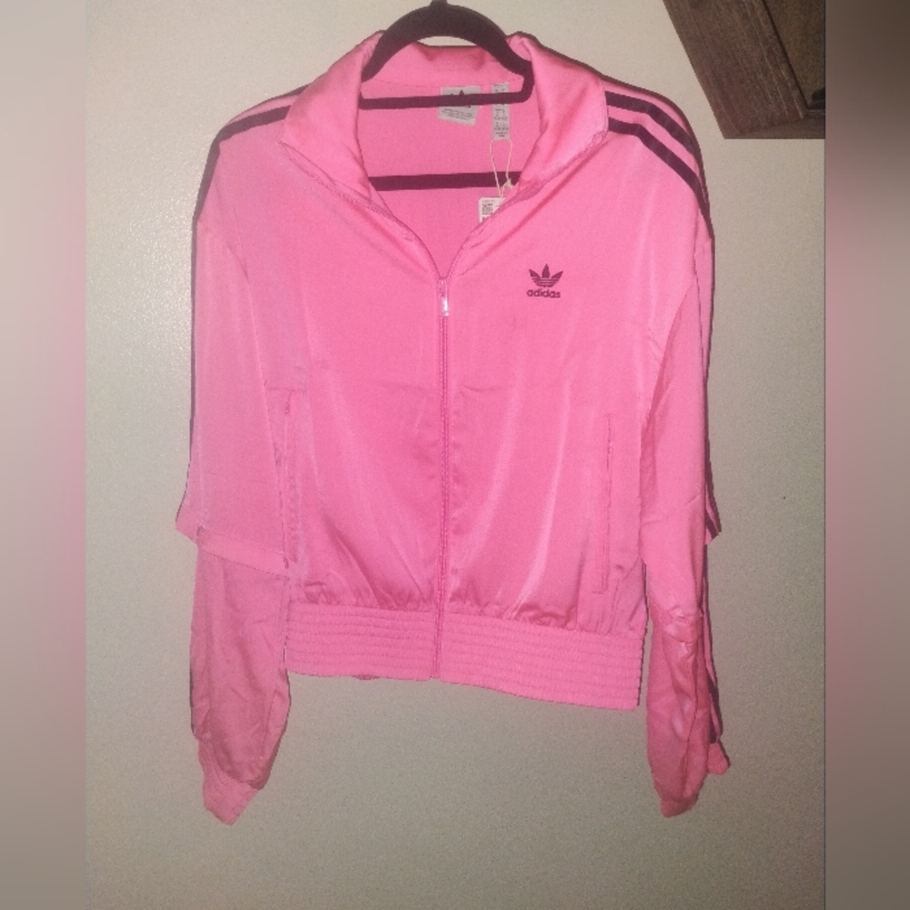 Adidas Women's Pink Track Jacket